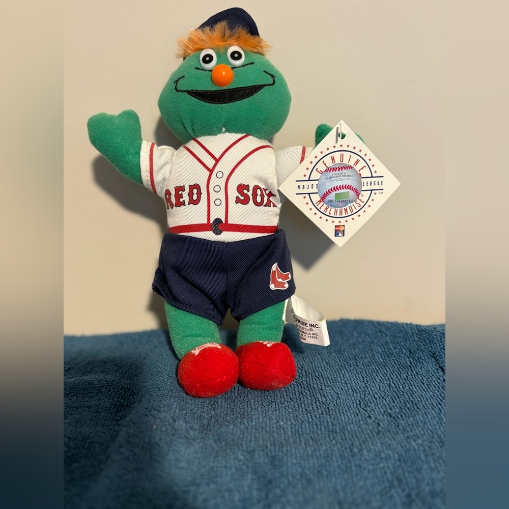 MLB Red Sox Green and Red Stuffed Mascot